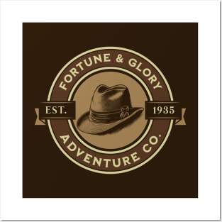 Fortune and Glory Adventure Co - Camping, Hiking, Adventure Posters and Art